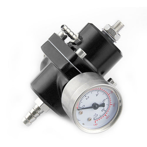 0-140PSI เครื่องปรับแรงดันน้ำมันเชื้อเพลิงรถยนต์สากลพร้อมตัวปรับแรงดันน้ำมันแบบปรับได้, 0-140PSI