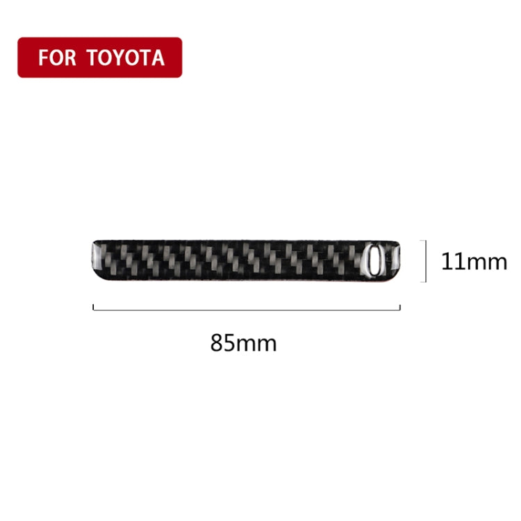 คาร์บอนไฟเบอร์กล่องเก็บ Groove สติกเกอร์ตกแต่งสำหรับ Toyota รุ่นที่ 8 Camry 2018-2019,ไดรฟ์ซ้าย, Storage Box Groove