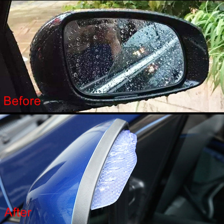 1 คู่ 3R-2156 Universal กระจกมองหลังรถยนต์กระจกฝนใบมีดกระจกคิ้ว Rain Cover