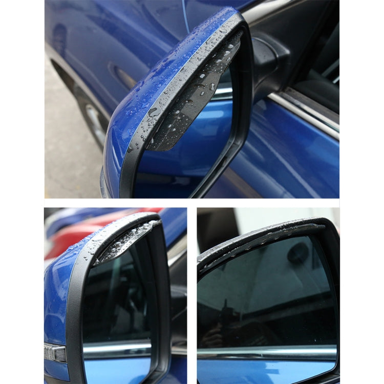 1 คู่ 3R-2156 Universal กระจกมองหลังรถยนต์กระจกฝนใบมีดกระจกคิ้ว Rain Cover