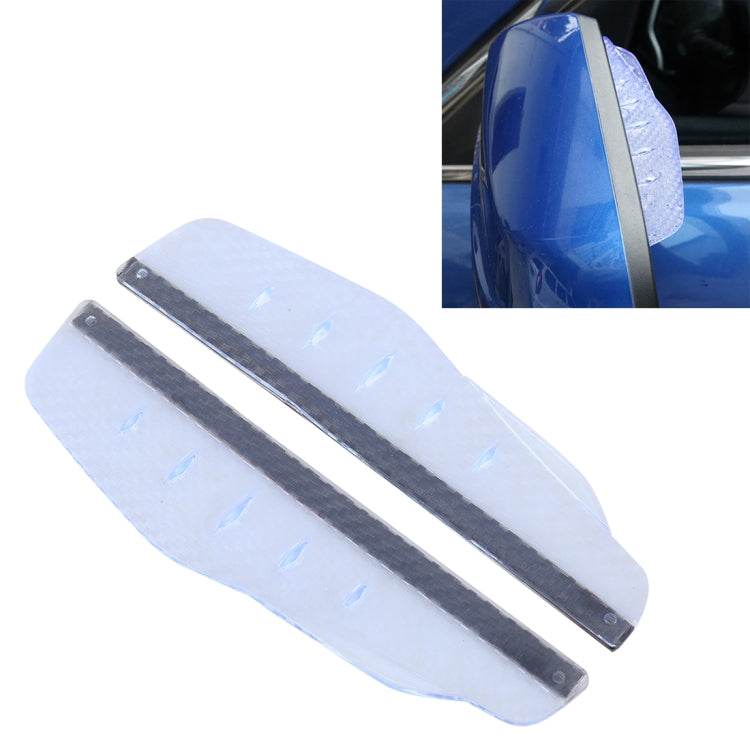 1 คู่ 3R-2156 Universal กระจกมองหลังรถยนต์กระจกฝนใบมีดกระจกคิ้ว Rain Cover