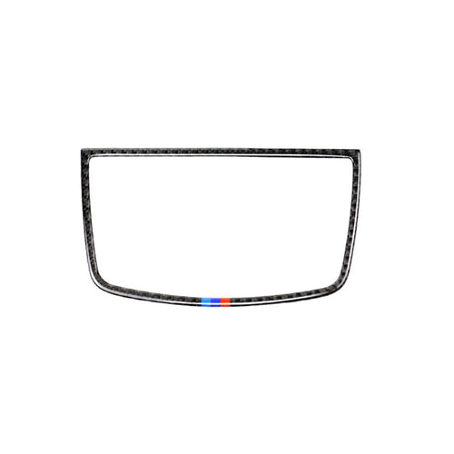 คาร์บอนไฟเบอร์ Tricolor Dashboard Horn กรอบตกแต่งสติกเกอร์สำหรับ BMW E70 X5 / E71 X6 2008-2013, ซ้ายและขวาไดรฟ์ Universal, Dashboard Horn(Tricolor)