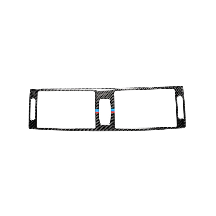 คาร์บอนไฟเบอร์ Tricolor กลาง Air Outlet สติกเกอร์ตกแต่งสำหรับ BMW E70 X5 / E71 X6 2008-2013, ซ้ายและขวาไดรฟ์ Universal, Middle Air Outlet(Tricolor)