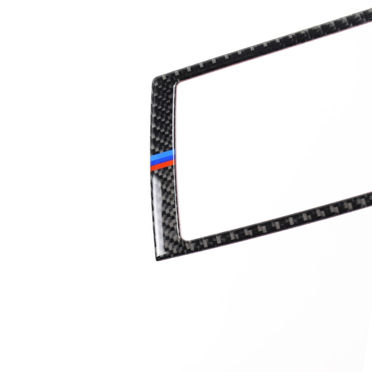 คาร์บอนไฟเบอร์ Tricolor นำทางกรอบตกแต่งสติกเกอร์สำหรับ BMW E70 X5 / E71 X6 2008-2013, ซ้ายและขวา Universal, Navigation Frame(Tricolor)