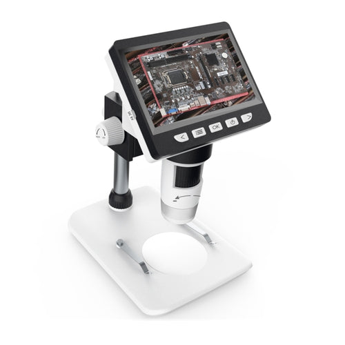 0-40 มม. 1080 P 4.3 นิ้วหน้าจอ LCD ซ่อมโทรศัพท์มือถืออุตสาหกรรม HD Electron Didital Microscope