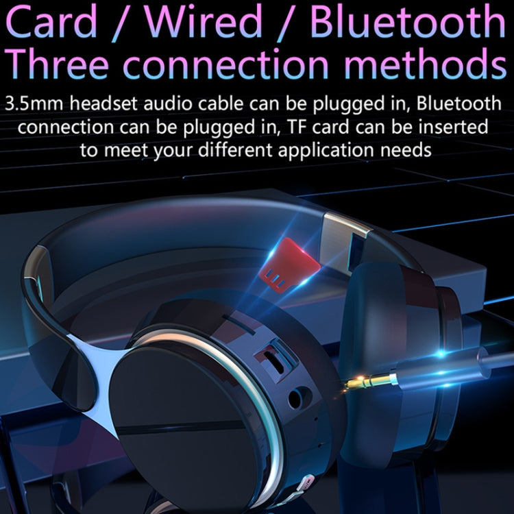 07S พับกีฬาคอมพิวเตอร์เกมไร้สาย Bluetooth V5.0 ชุดหูฟังพร้อมไมโครโฟน