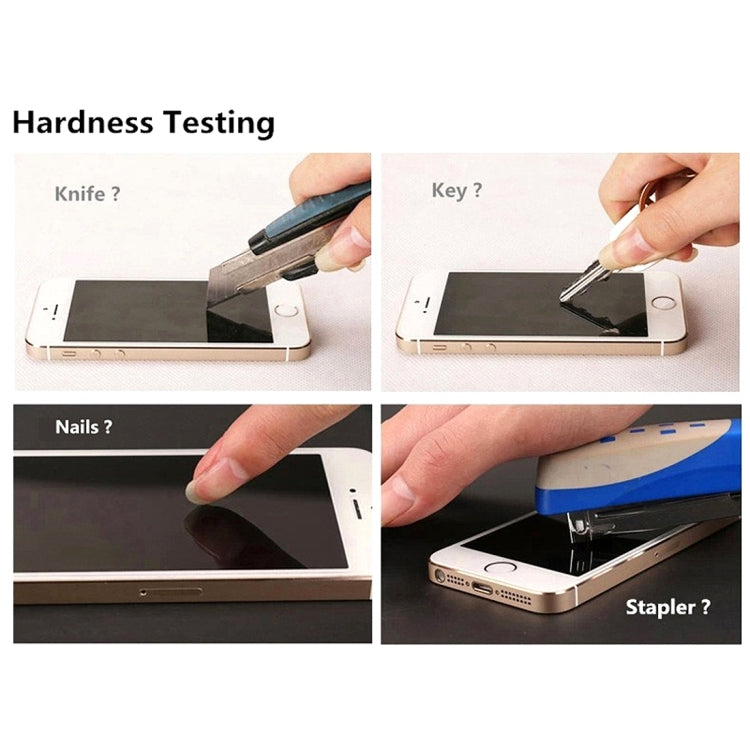 0.26mm 9H ความแข็งพื้นผิว 3D ฟิล์มกันรอยนิรภัยป้องกันการระเบิดสำหรับ iPhone 6 Plus และ 6s Plus, For iPhone 6 Plus & 6s Plus Black (1 PC), For iPhone 6 Plus & 6s Plus White (1 PC)