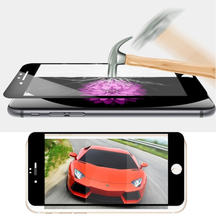 0.26mm 9H ความแข็งพื้นผิว 3D ฟิล์มกันรอยนิรภัยป้องกันการระเบิดสำหรับ iPhone 6 Plus และ 6s Plus, For iPhone 6 Plus & 6s Plus Black (1 PC), For iPhone 6 Plus & 6s Plus White (1 PC)