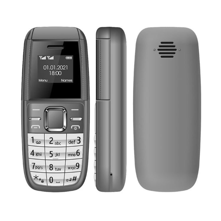 0.66 นิ้ว, MT6261D, 21 คีย์, บลูทูธ, เพลง MP3, สองซิม, เครือข่าย: 2G