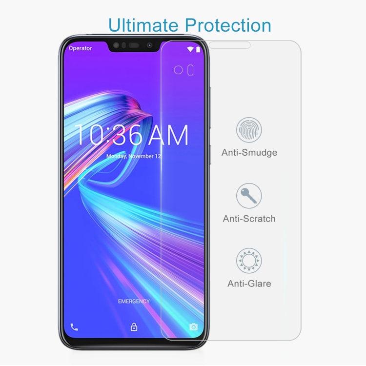 0.26mm 9H 2.5D ฟิล์มกระจกนิรภัยป้องกันการระเบิดสำหรับ Asus Zenfone Max (M2) ZB633KL, For Asus Zenfone Max (M2) ZB633KL (1 PCS)