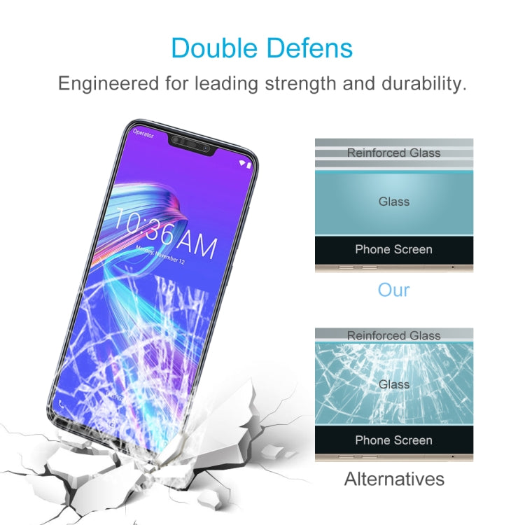 0.26mm 9H 2.5D ฟิล์มกระจกนิรภัยป้องกันการระเบิดสำหรับ Asus Zenfone Max (M2) ZB633KL, For Asus Zenfone Max (M2) ZB633KL (1 PCS)
