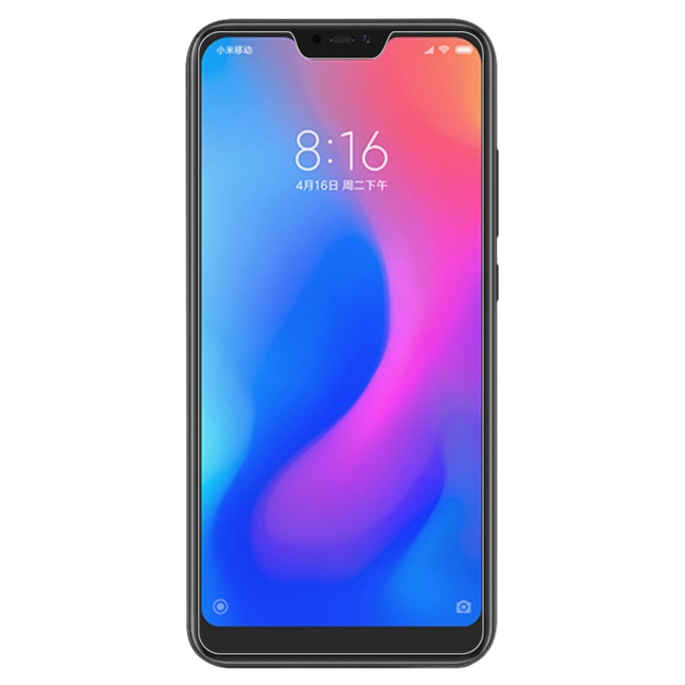 0.26mm 9H ความแข็งพื้นผิว 2.5D ขอบโค้งฟิล์มกระจกนิรภัยสำหรับ Xiaomi Redmi Note 6