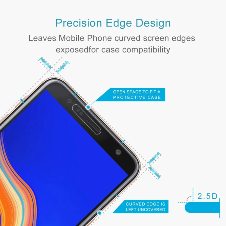 0.26 มม. 9H ความแข็งพื้นผิว 2.5D ฟิล์มกระจกนิรภัยขอบโค้งสำหรับ Galaxy J4 + / J6 +, For Galaxy J4+ / J6+