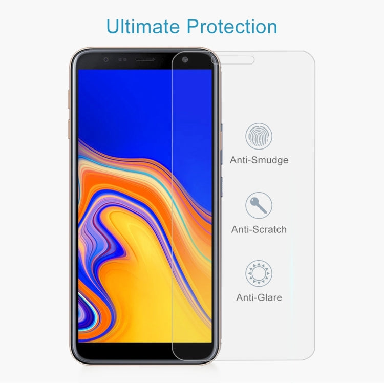 0.26 มม. 9H ความแข็งพื้นผิว 2.5D ฟิล์มกระจกนิรภัยขอบโค้งสำหรับ Galaxy J4 + / J6 +, For Galaxy J4+ / J6+