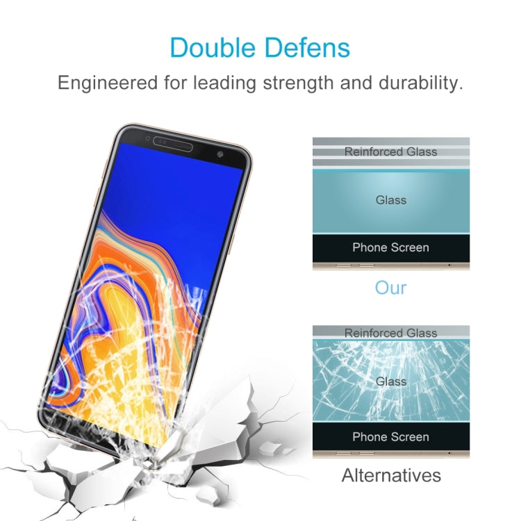 0.26 มม. 9H ความแข็งพื้นผิว 2.5D ฟิล์มกระจกนิรภัยขอบโค้งสำหรับ Galaxy J4 + / J6 +, For Galaxy J4+ / J6+