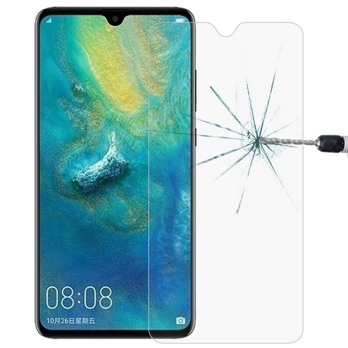 0.26mm 9H ความแข็งพื้นผิว 2.5D ฟิล์มกระจกนิรภัยขอบโค้งสำหรับ Huawei Mate 20, For Mate 20