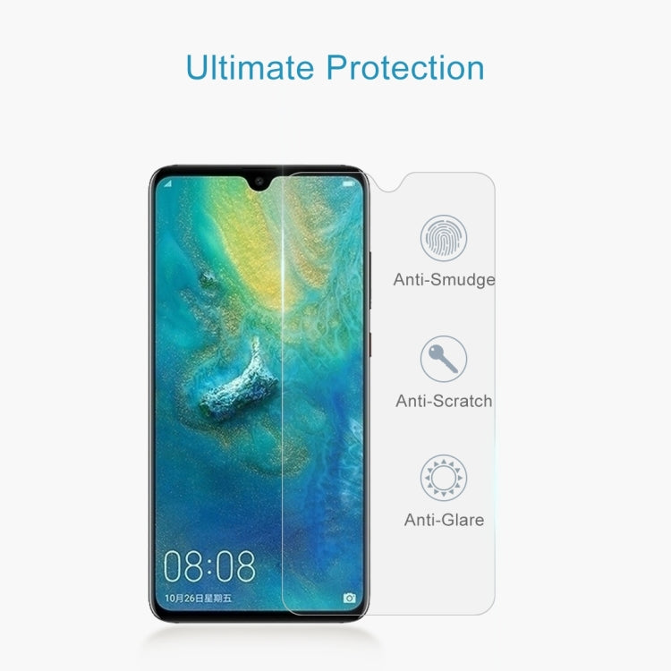 0.26mm 9H ความแข็งพื้นผิว 2.5D ฟิล์มกระจกนิรภัยขอบโค้งสำหรับ Huawei Mate 20, For Mate 20
