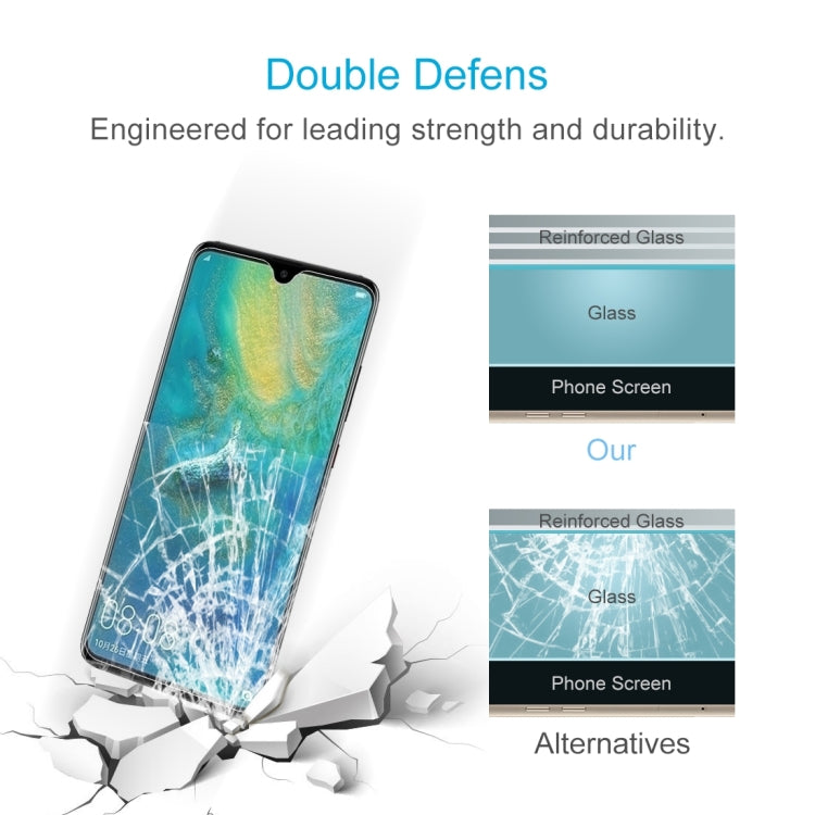 0.26mm 9H ความแข็งพื้นผิว 2.5D ฟิล์มกระจกนิรภัยขอบโค้งสำหรับ Huawei Mate 20, For Mate 20