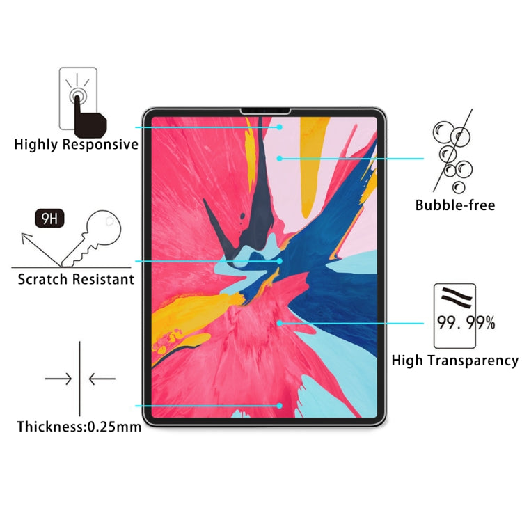 0.26mm 9H ความแข็งพื้นผิวขอบตรงฟิล์มกระจกนิรภัยป้องกันการระเบิดสำหรับ iPad Pro 11 2018/2020/2021/2022 / iPad Air 4 และ 5 10.9, For iPad Pro 11 2018/2020/2021/2022 / Air 4&5 10.9