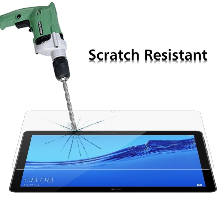 0.26mm 9H ความแข็งพื้นผิวฟิล์มกระจกนิรภัยป้องกันการระเบิดสำหรับ Huawei MediaPad T5 10.1, For MediaPad T5