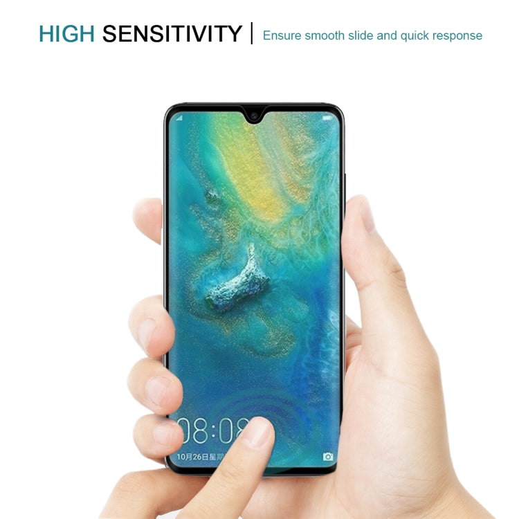 0.3mm 9H ความแข็งพื้นผิว 3D Curved Edge ฟิล์มกระจกนิรภัยแบบเต็มหน้าจอสำหรับ Huawei Mate 20, For Huawei Mate 20