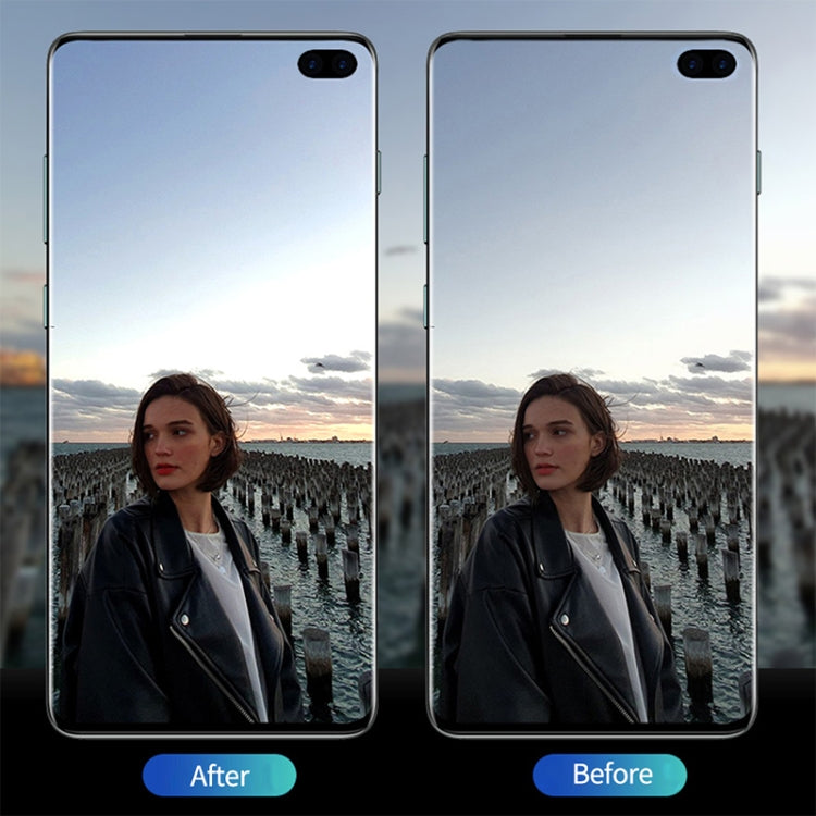 0.3 มม. 2.5D โปร่งใสด้านหลังกล้องเลนส์ป้องกันฟิล์มกระจกนิรภัยสำหรับ Galaxy S10 5G, For Galaxy S10 5G