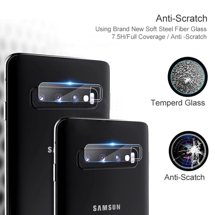 0.3 มม. 2.5D โปร่งใสด้านหลังกล้องเลนส์ป้องกันฟิล์มกระจกนิรภัยสำหรับ Galaxy S10 5G, For Galaxy S10 5G