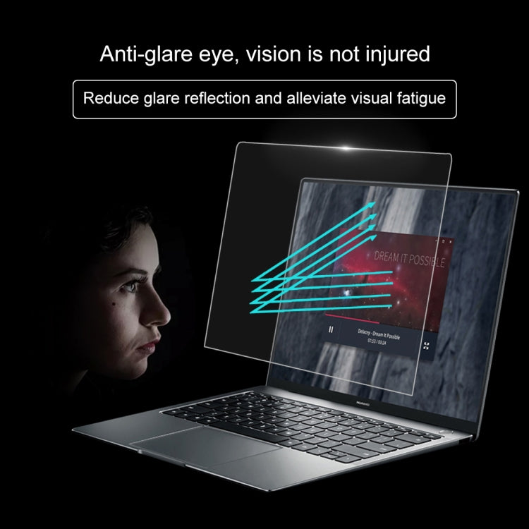 0.4mm 9H ความแข็งพื้นผิวฟิล์มกระจกนิรภัยแบบเต็มหน้าจอสำหรับ Huawei MateBook X Pro 13.9 นิ้ว, MateBook X Pro 13.9 inch