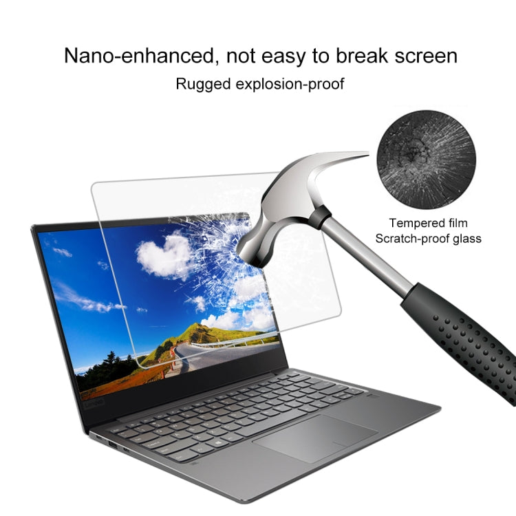 0.4mm 9H ความแข็งพื้นผิวฟิล์มกระจกนิรภัยแบบเต็มหน้าจอสำหรับ Lenovo Ideapad 720S 13.3 นิ้ว, Lenovo 720S