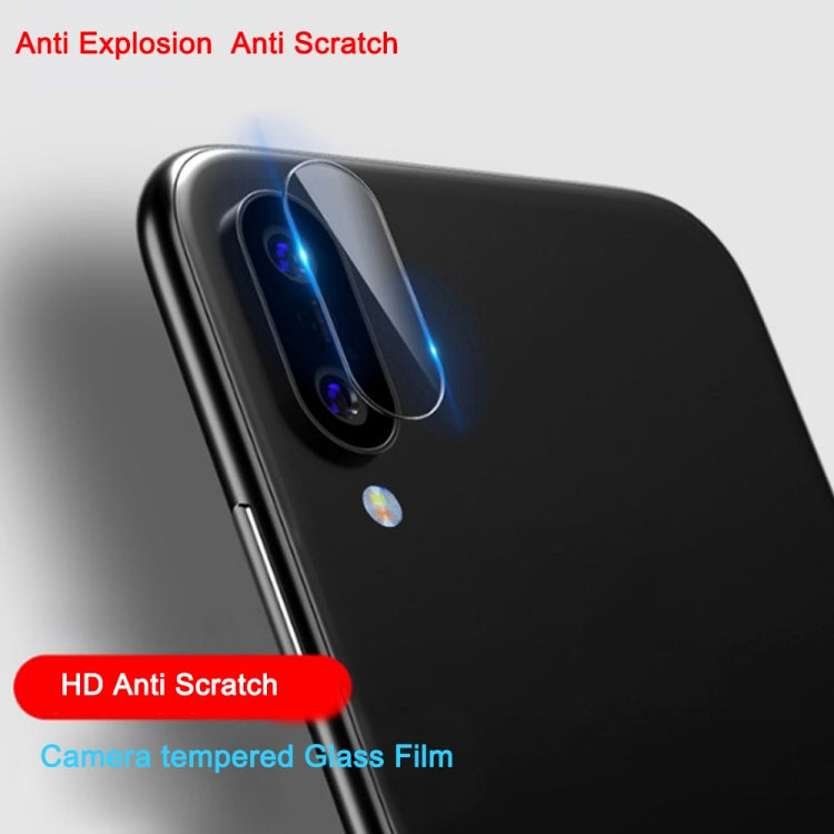 0.3 มม. 2.5D โปร่งใสด้านหลังกล้องเลนส์ Protector กระจกนิรภัยป้องกันฟิล์มสำหรับ Huawei P20