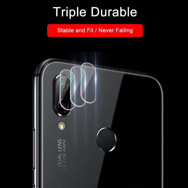 0.3 มม. 2.5D โปร่งใสด้านหลังกล้องเลนส์ Protector ฟิล์มกระจกนิรภัยสำหรับ Huawei Mate 20 Lite