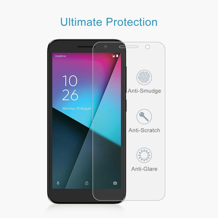 0.26mm 9H 2.5D ฟิล์มกระจกนิรภัยป้องกันการระเบิดสำหรับ Vodafone Smart E9, Vodafone Smart E9
