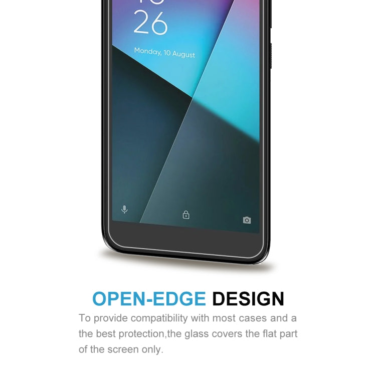 0.26mm 9H 2.5D ฟิล์มกระจกนิรภัยป้องกันการระเบิดสำหรับ Vodafone Smart E9, Vodafone Smart E9