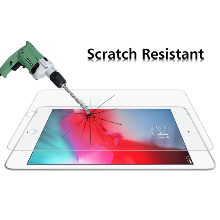 0.4 มม. 9H ความแข็งพื้นผิวฟิล์มกระจกนิรภัยป้องกันการระเบิดสำหรับ iPad mini 5 2019, For iPad mini 5 2019