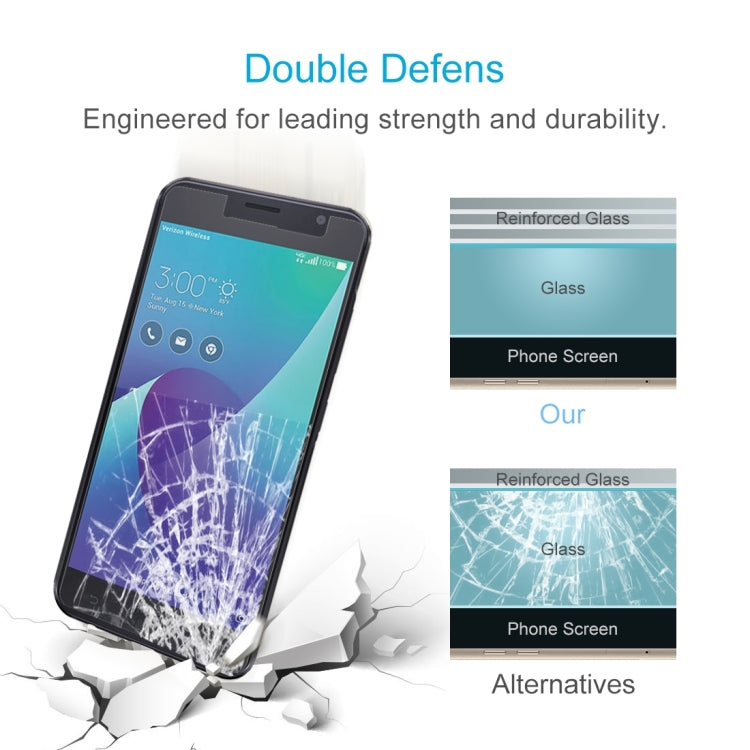 1 PCS Asus ZenFone V V520KL 0.26mm 9H ความแข็งพื้นผิว 2.5D ขอบโค้งกระจกนิรภัยป้องกันหน้าจอ, For ZenFone V V520KL (1 PC)