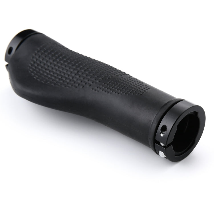 1 คู่ AG21 ยาง + โลหะผสมล็อค-แหวนจักรยานแบน Handlebar Grip, AG21