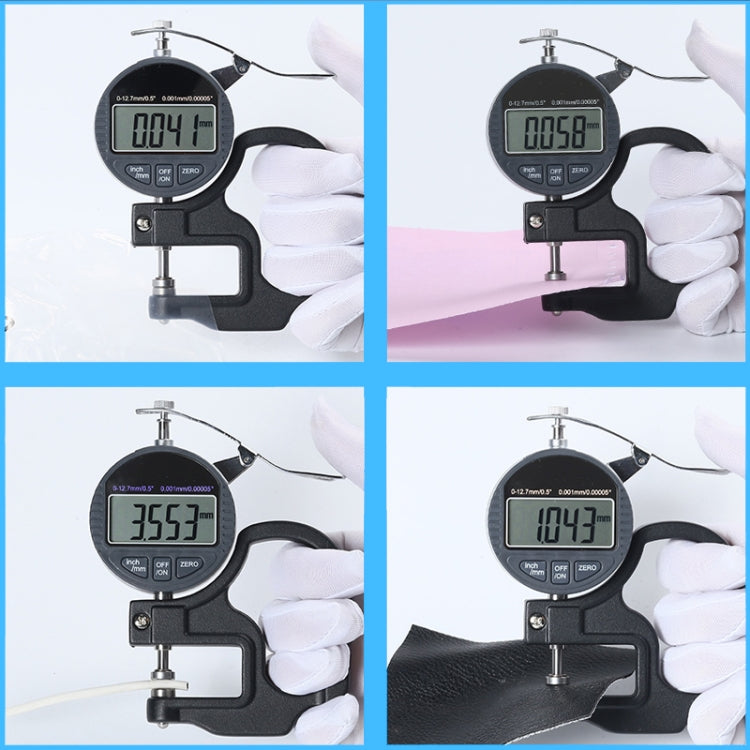 0-25 มม.30 มม.Probe ดิจิตอลจอแสดงผลไมโครมิเตอร์เครื่องวัดความหนา