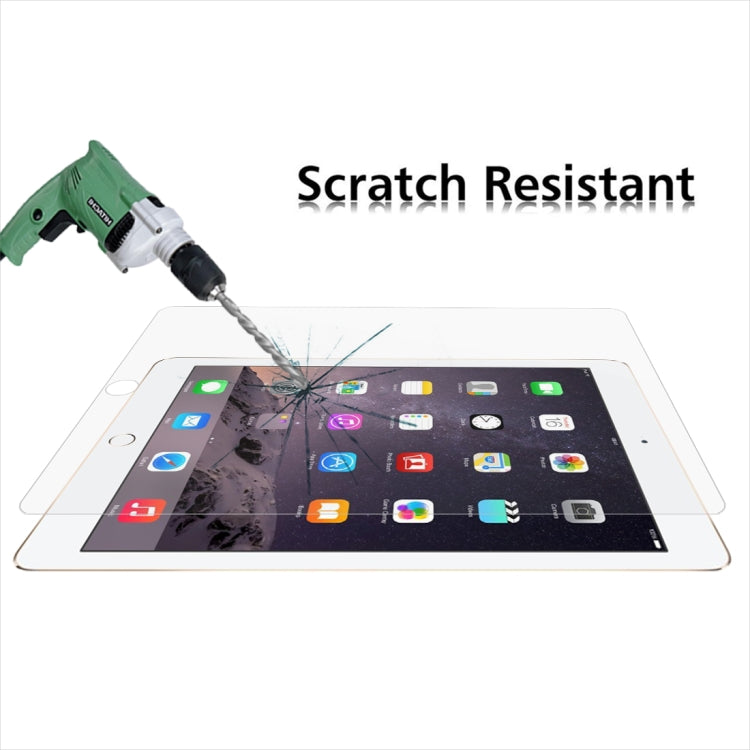 0.26mm 9H + ความแข็งพื้นผิว 2.5D ฟิล์มกระจกนิรภัยป้องกันการระเบิดสำหรับ iPad mini 4, For iPad mini 4 2.5D
