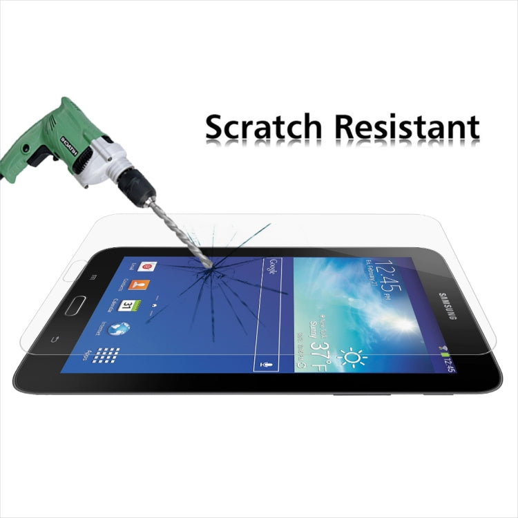 0.4mm 9H + ความแข็งพื้นผิว 2.5D ฟิล์มกระจกนิรภัยป้องกันการระเบิดสำหรับ Galaxy Tab 3 Lite T110 / T111 / T113, For T110