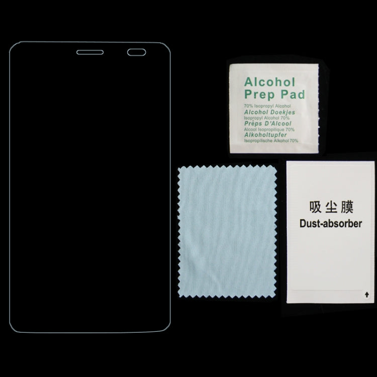 0.4mm 9H + ความแข็งพื้นผิว 2.5D ฟิล์มกระจกนิรภัยป้องกันการระเบิดสำหรับ Huawei MediaPad X1 / X2