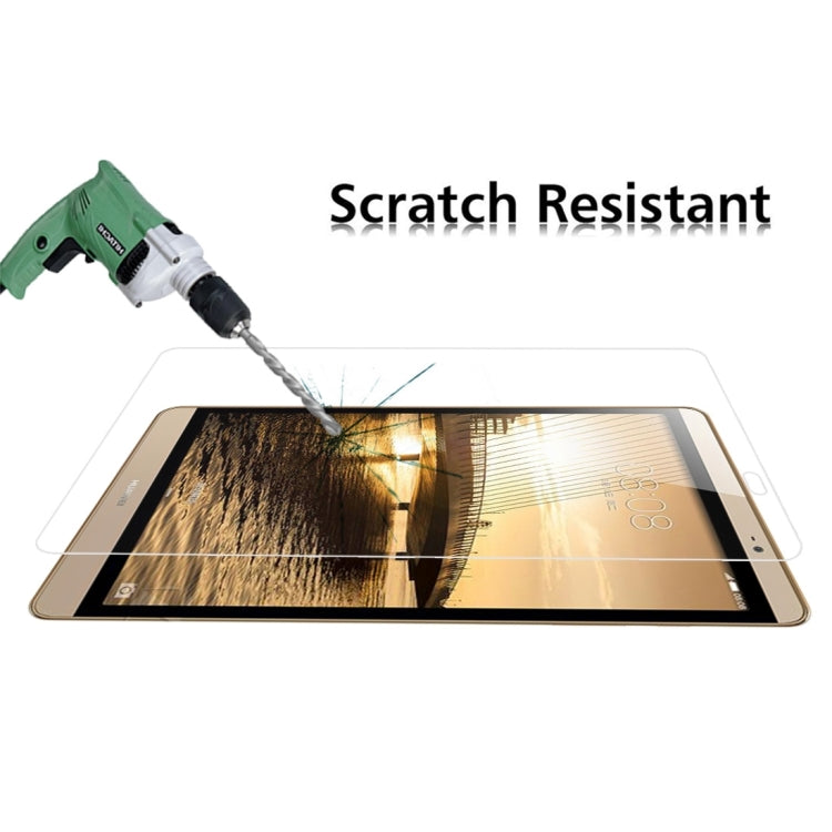 0.4mm 9H ความแข็งพื้นผิวฟิล์มกระจกนิรภัยป้องกันการระเบิดสำหรับ Huawei MediaPad M2 8.0, For M2 8.0