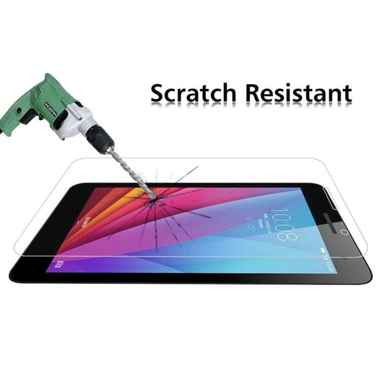 0.4mm 9H + ความแข็งพื้นผิว 2.5D ฟิล์มกระจกนิรภัยป้องกันการระเบิดสำหรับ Huawei Honor Play MediaPad T1 / T1-701U, For T1-701U
