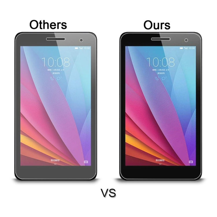 0.4mm 9H + ความแข็งพื้นผิว 2.5D ฟิล์มกระจกนิรภัยป้องกันการระเบิดสำหรับ Huawei Honor Play MediaPad T1 / T1-701U, For T1-701U