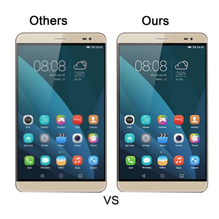 0.4mm 9H + ความแข็งพื้นผิว 2.5D ฟิล์มกระจกนิรภัยป้องกันการระเบิดสำหรับ Huawei MediaPad X2, For MediaPad X2