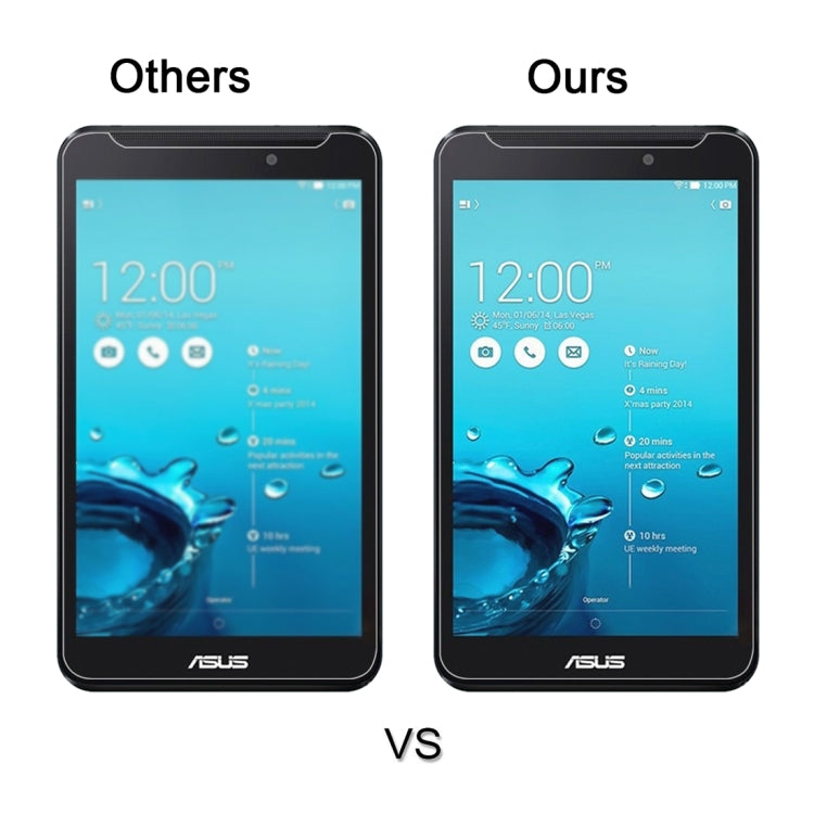 0.4mm 9H + ความแข็งพื้นผิว 2.5D ฟิล์มกระจกนิรภัยป้องกันการระเบิดสำหรับ Asus Fonepad 7 / FE170CG, For FE170CG