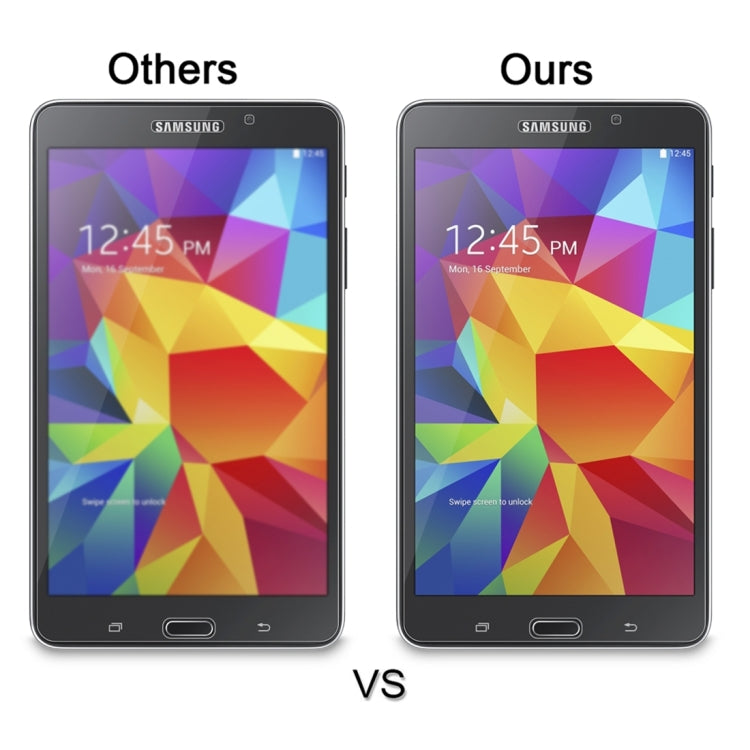 0.4mm 9H + ความแข็งพื้นผิว 2.5D ฟิล์มกระจกนิรภัยป้องกันการระเบิดสำหรับ Galaxy Tab 4 7.0 / T230 / T231 / T235