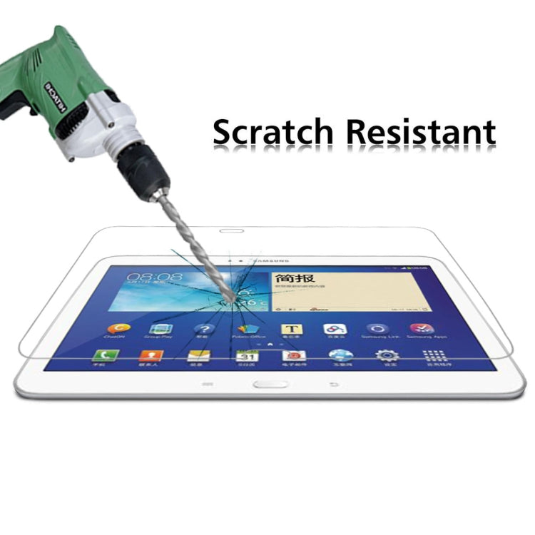 0.4mm 9H + ความแข็งพื้นผิว 2.5D ฟิล์มกระจกนิรภัยป้องกันการระเบิดสำหรับ Galaxy Tab 3 10.1 / P5200