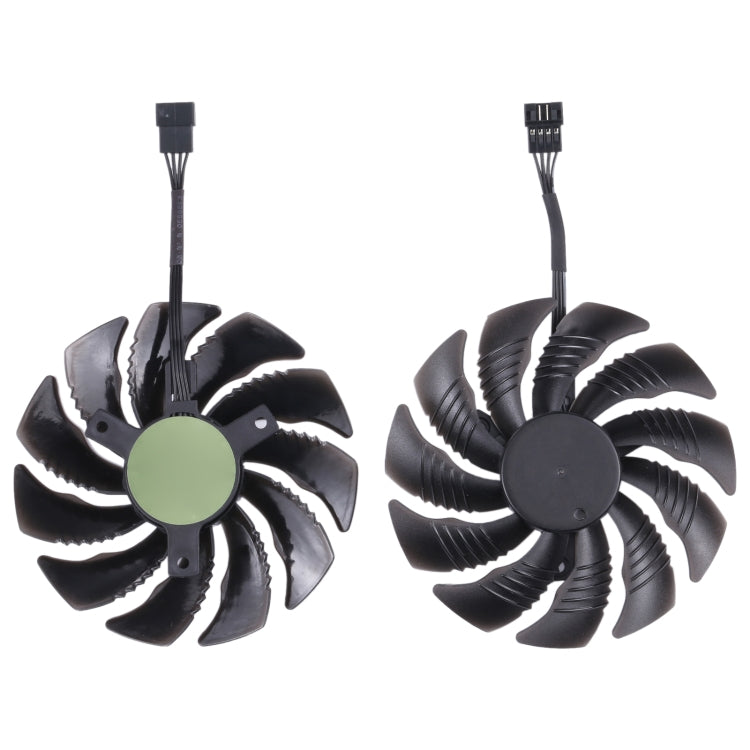 1 คู่ 88 มม. 4 Pin คอมพิวเตอร์กราฟิกการ์ดพัดลมระบายความร้อนสำหรับ Gigabyte GeForce GTX1060 1070 GTX1050ti GTX960 RX570 RX470