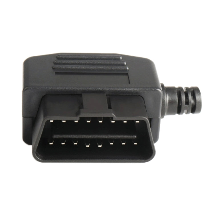 5 PCS 16PIN รถตัวเชื่อมต่อชาย OBD2 Connector ปลั๊ก + เชลล์ + สายการ์ด + สกรูปลั๊ก OBD J1962M