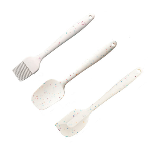 3 in 1 ครัวแพนเค้ก DIY ชุดเครื่องมืออบสีข้าวแปรงบาร์บีคิว + ไม้พายเนย + ชุดไม้พาย